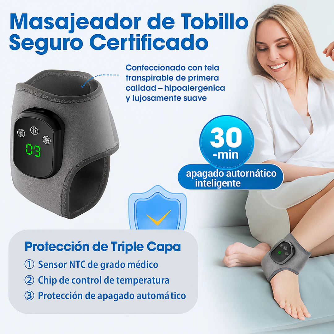 Tobillera Térmica Masajeadora - Therma Calm®.