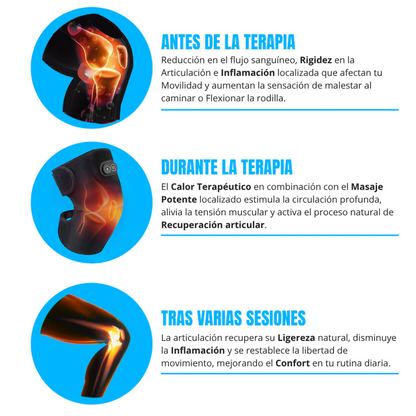 Rodillera Térmica Masajeadora